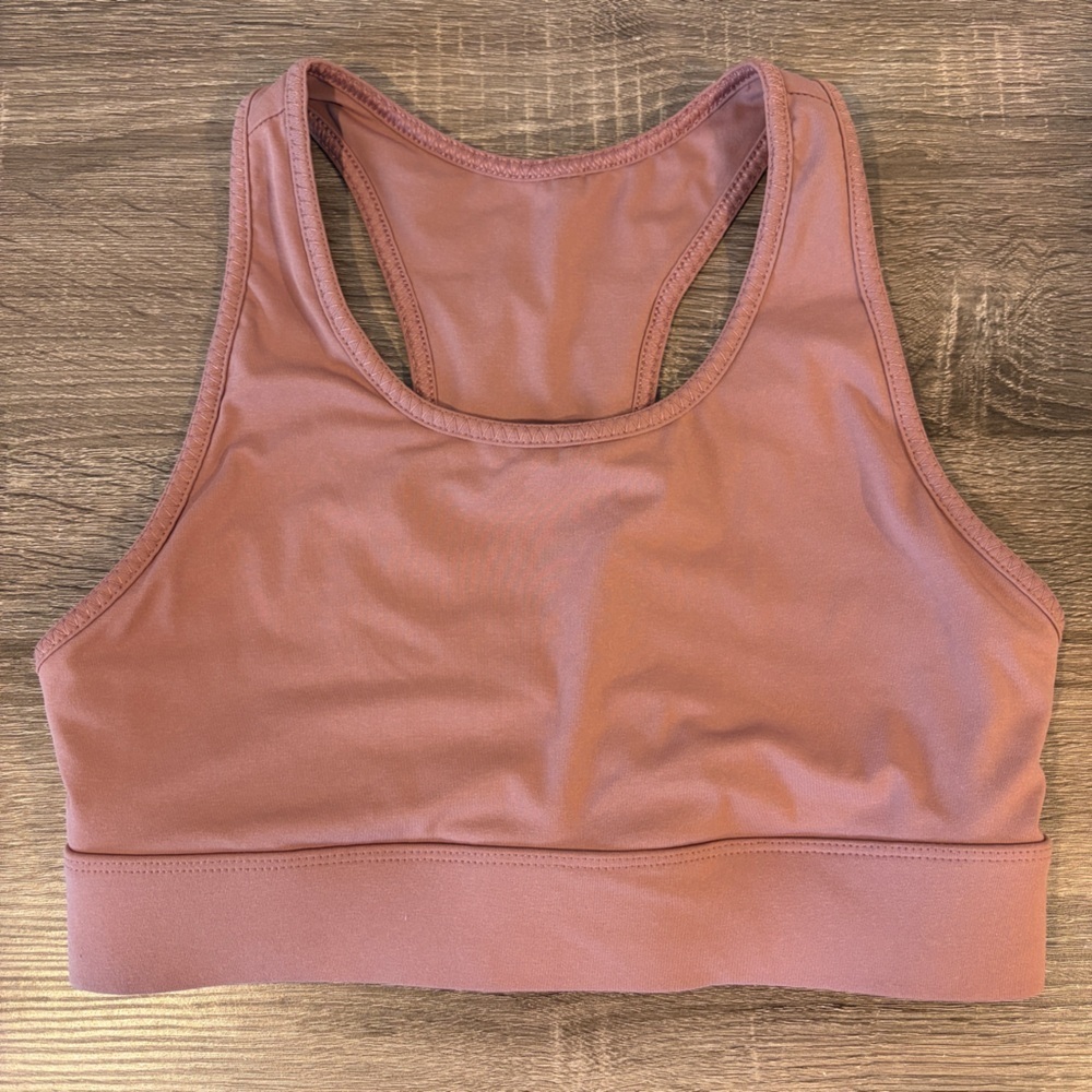 Fabletics Women’s Mauve Racerback Sports Bra - Est. M